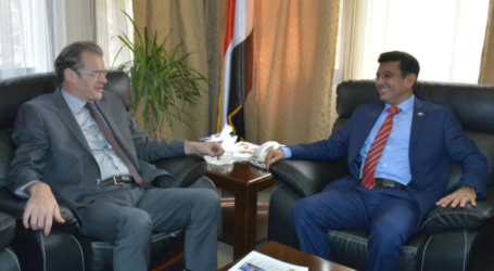 السفير مارم يلتقي السفير الفرنسي في اليمن