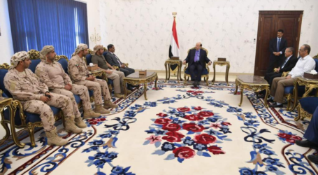 رئيس الجمهورية يشيد بجهود قوات التحالف العربي في دعم اليمن