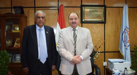 الدكتور العبادي يلتقي نائب رئيس جامعة الأزهر