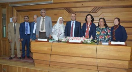 المستشار الثقافي يحضر مناقشة الطبيب نبيل الأشموري في جامعة القاهرة