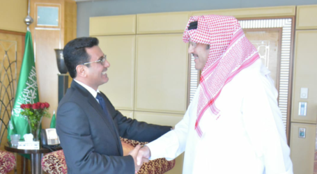 السفير مارم يهنئ سفير المملكة العربية السعودية بالعيد الوطني لبلاده