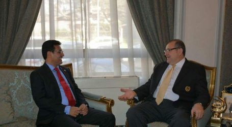 السفير مارم يقوم بزيارة وزارة الخارجية المصرية