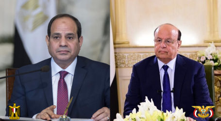 رئيس الجمهورية يعزي نظيره المصري في ضحايا التفجيرين الارهابيين