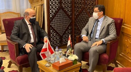 وزير الخارجية يبحث مع نظيره اللبناني العلاقات الثنائية بين البلدين