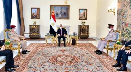الرئيس المصري يستقبل وزير الدفاع محمد المقدشي