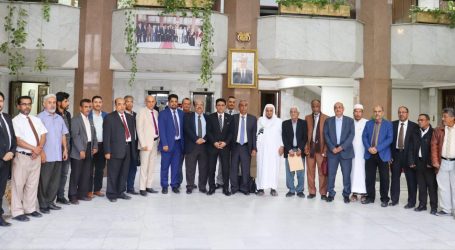 السفير مارم يستقبل رؤساء الجامعات اليمنية المشاركة في معرض القاهرة الدولي للكتاب